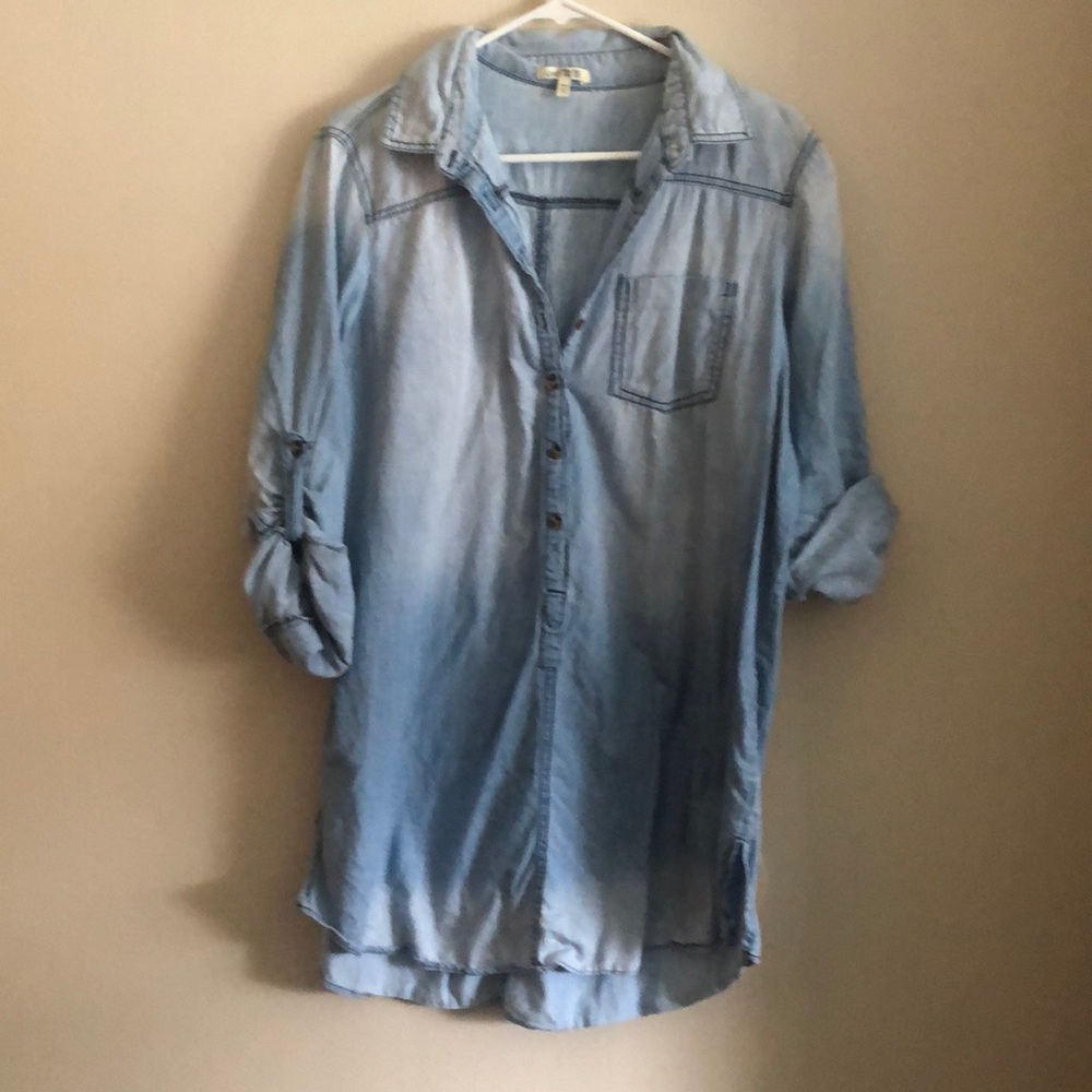 Blue jean tunic